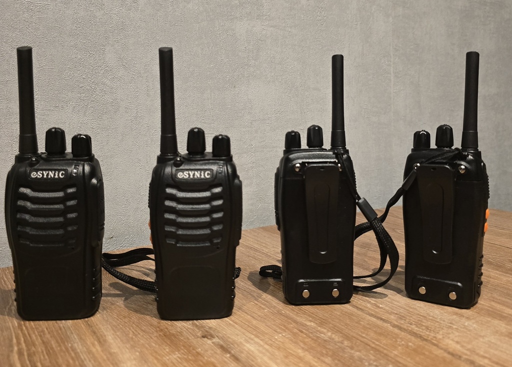 Kit 4 Talkie-Walkie semi professionnels 2.5 km en extérieur 