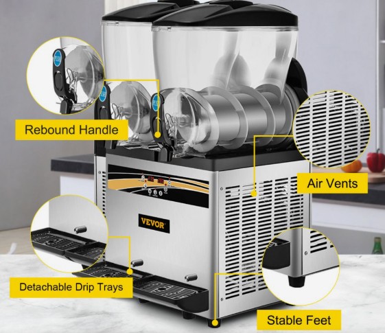 Machine a Granita 2x 15l