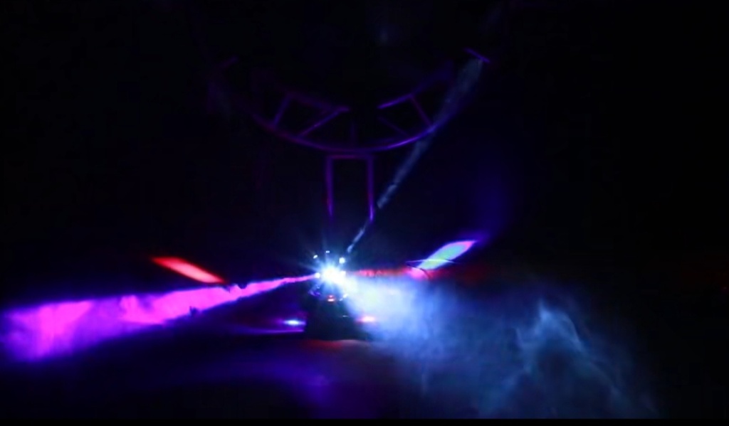 projecteur 16 Led rotatif multicolores 