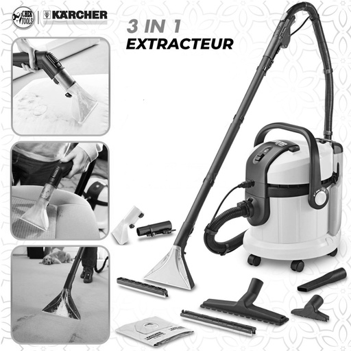 Karcher injecteur extracteur, kit brosses, visseuse+2 batteries : Caution 80 € l'unité : Tarif dégressif par jour supplémentaire 