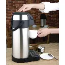 Thermos professionnel Capacité 5 L . 34 tasses a café de 15cl. Matériau: acier inoxydable. Double paroi. caution 10 € Tarif dégressif par jour supplémentaire