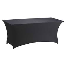 Housse noir table 6 pers : Caution 5 € l'unité
