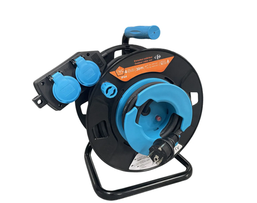 Enrouleur 3G 1.5 30m max 3000w , caution 10€ Tarif dégressif par jour supplémentaire