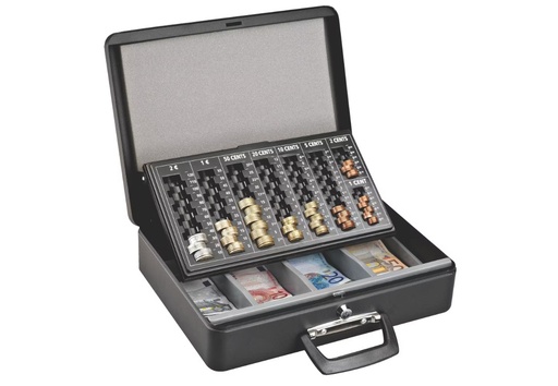 Coffret caisse Business avec monnayeur + clés + 50 € caution